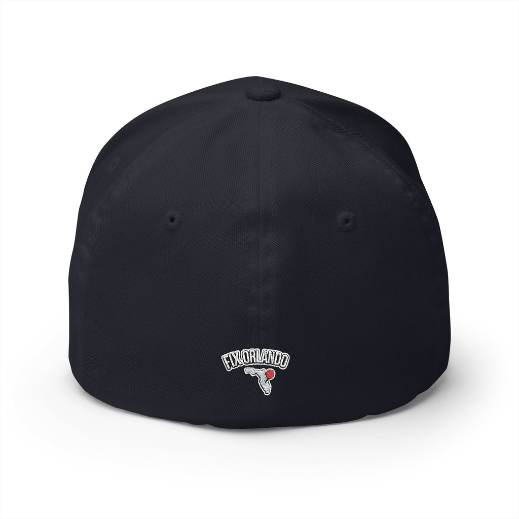 Fix Orlando Embroidered Cap — Vintage Palm & Golf Ball Hat