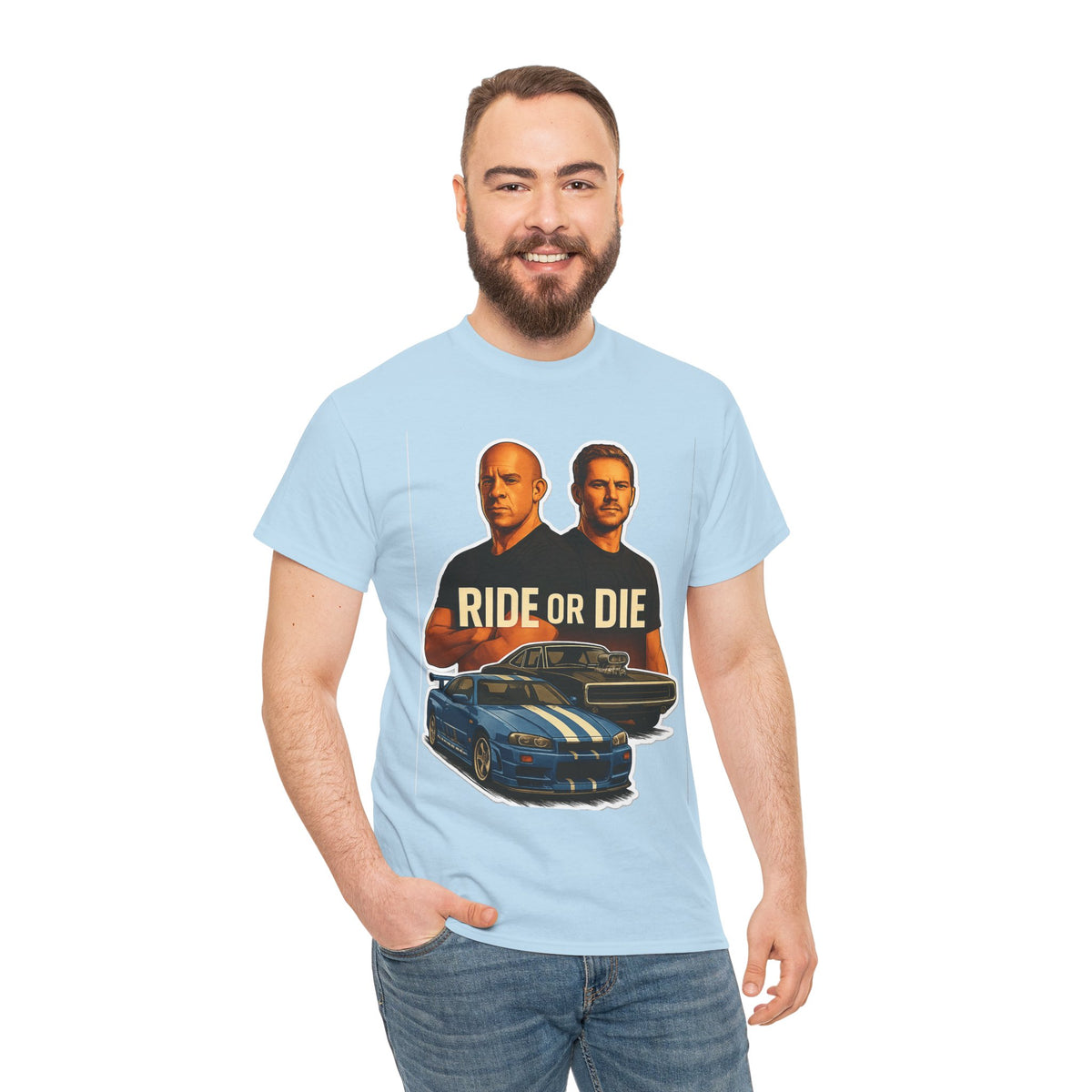 Ride or Die Street Racing Graphic Cotton Tee