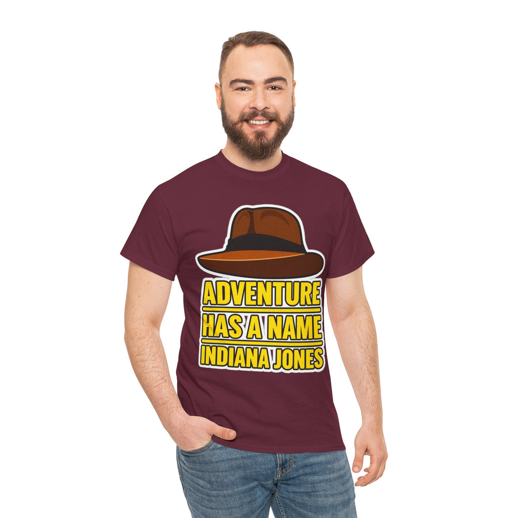 Adventure Has a Name Indiana Jones Graphic Cotton T-Shirt