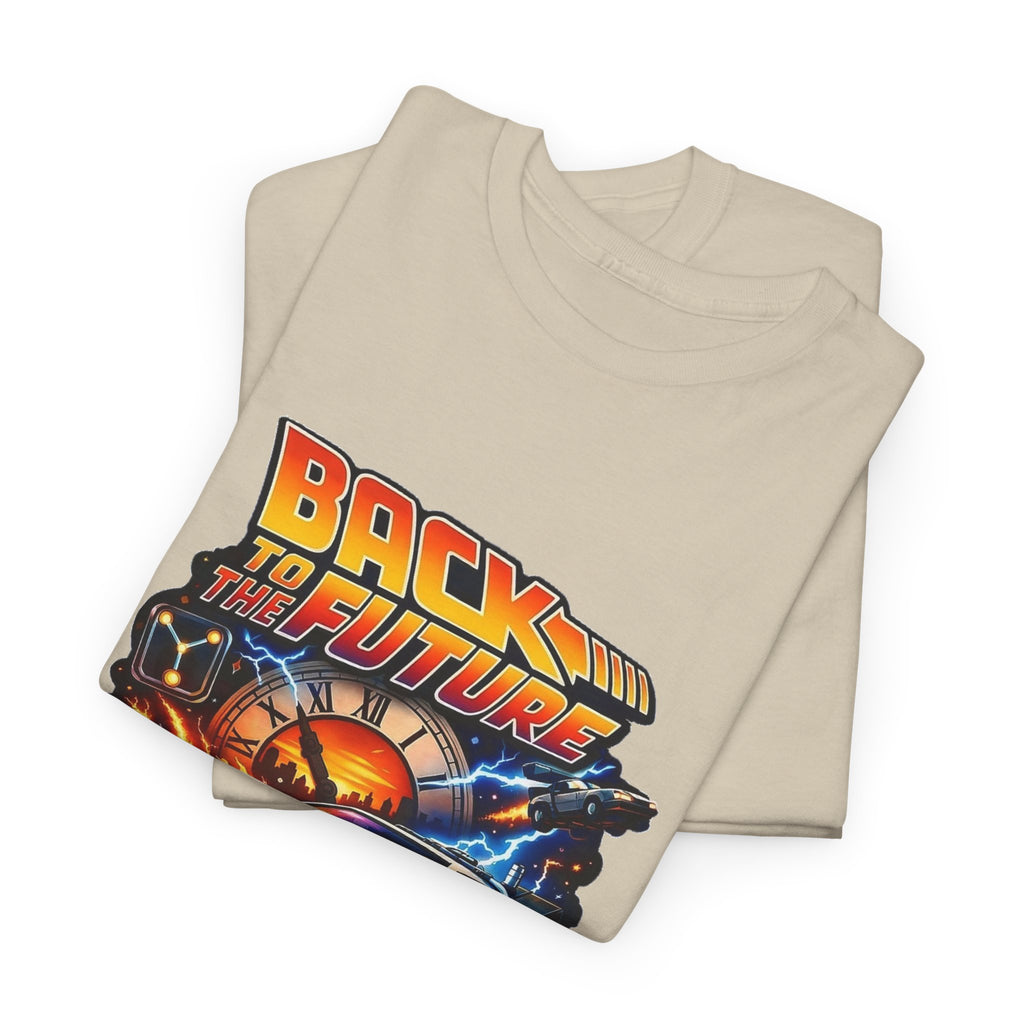 Back to the Future Graphic Tee – Retro 1985 DeLorean Design