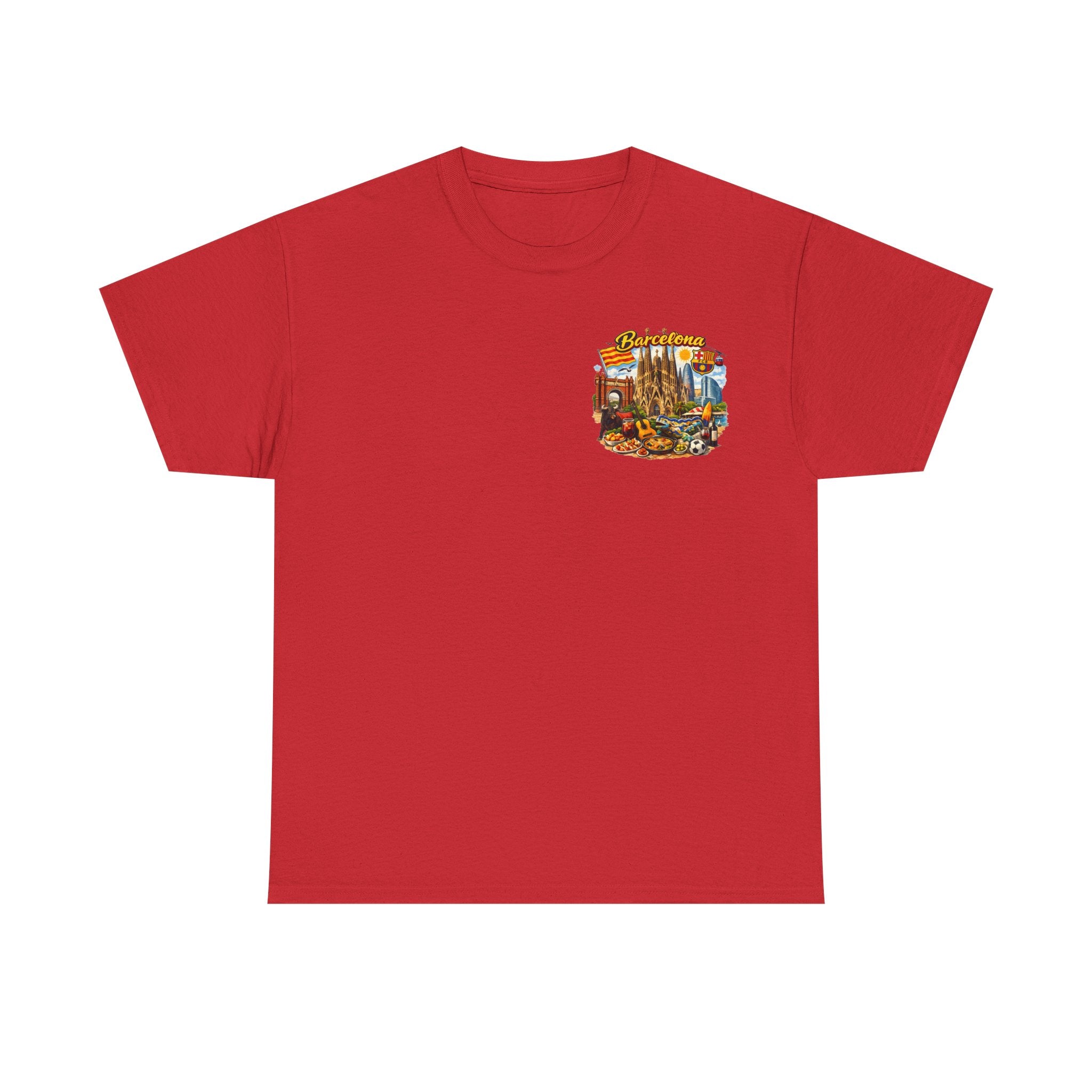 Barcelona Souvenir T‑Shirt — Vintage City Collage Tee