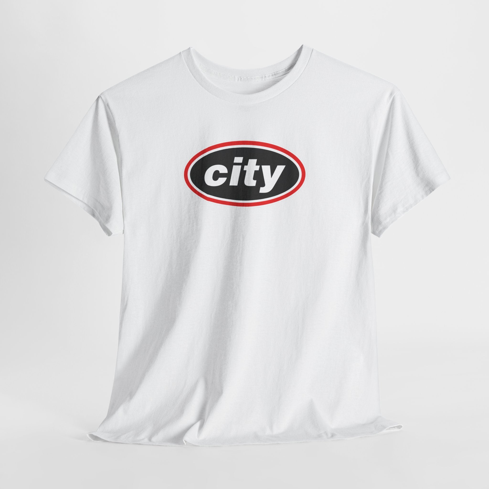 Manchester City Oasis Inspired Logo Cotton T-Shirt