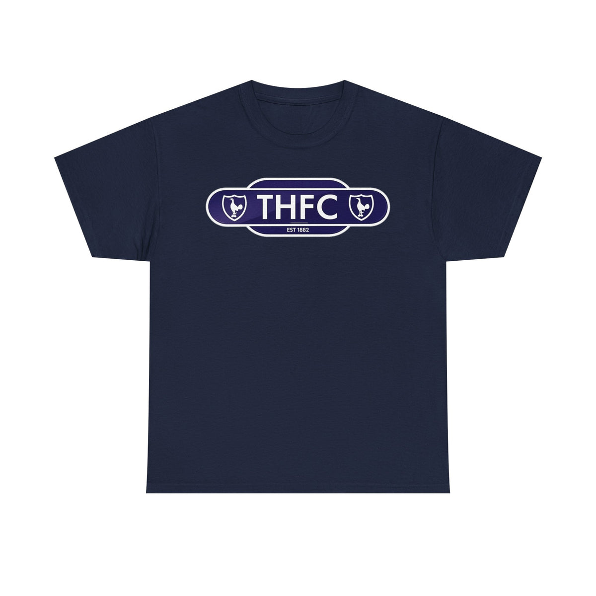 THFC Tottenham Hotspur Railway Sign T‑Shirt — Retro Football Club Tee