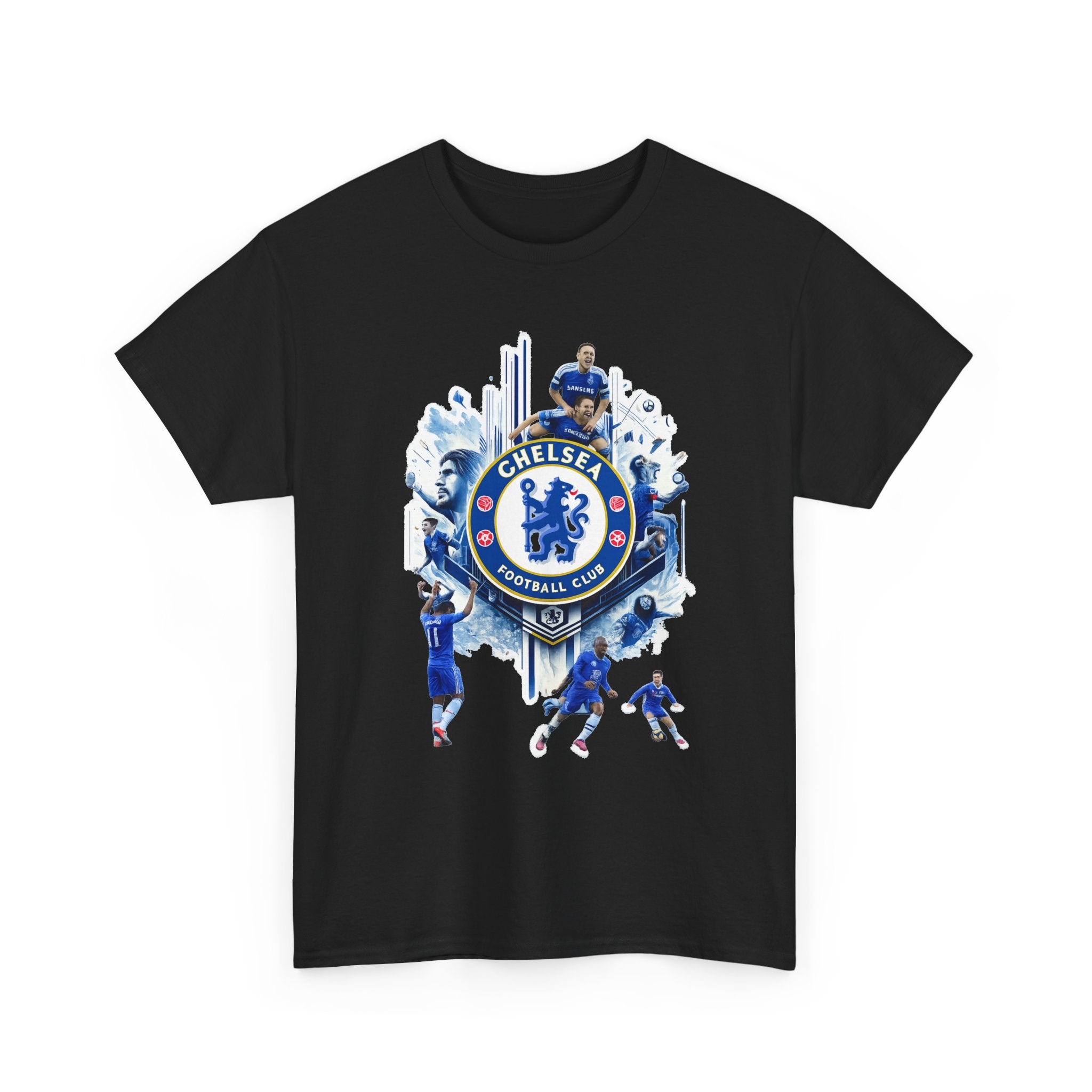Chelsea FC Crest Players T-Shirt — Blue Football Fan Tee