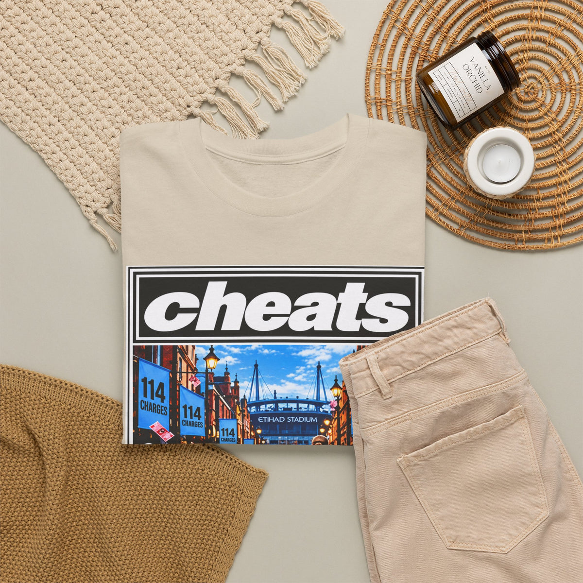 Cheats “What’s the Story? Tainted Glory?” Sports Graphic Cotton T-Shirt