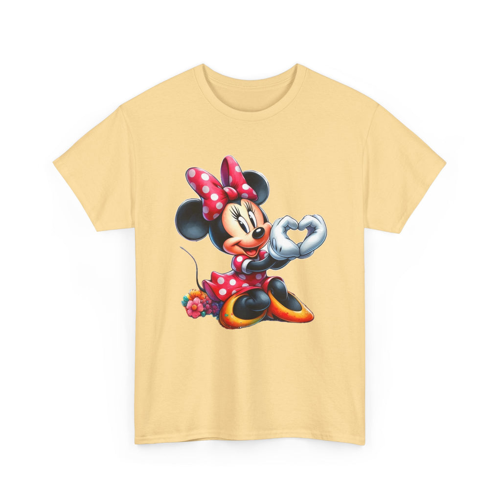 Minnie Mouse Character Heart Graphic Tee