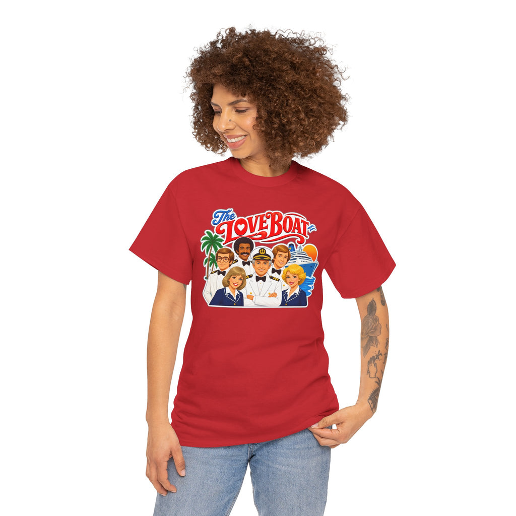 The Love Boat Crew Cotton T-Shirt — Retro TV Cruise Logo Tee