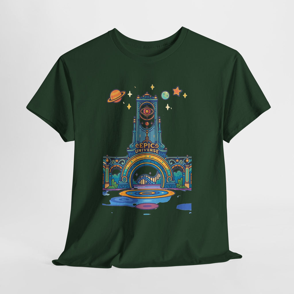 Universal Studios Family Vacation T-Shirt — Retro Space Theater Graphic Tee