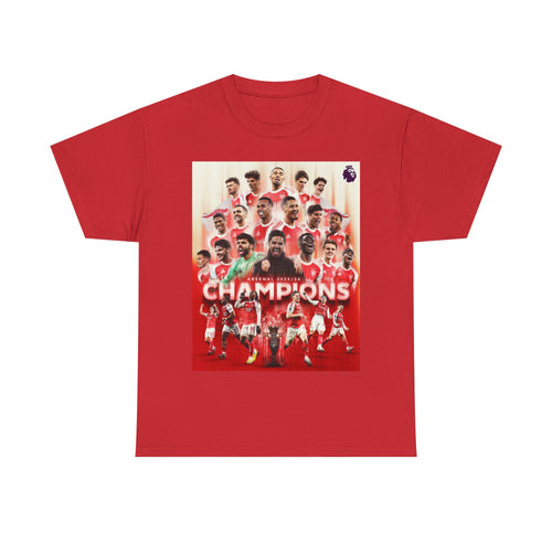 Arsenal 25/26 Premier League Champions Team Photo T-Shirt