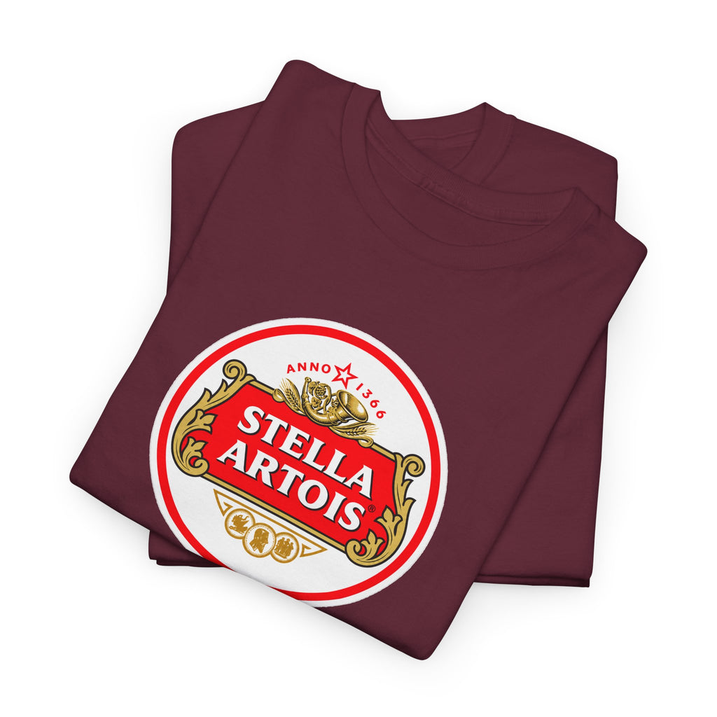 Beer Logo T-Shirt — Stella Artois Inspired Vintage Crest Tee