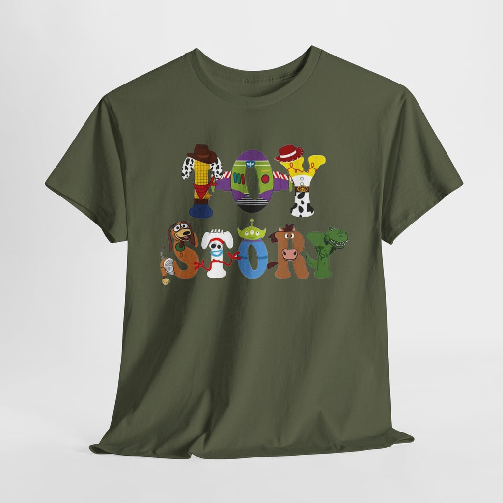 Toy Story Character Name Tee — "Toy Story" Graphic T-Shirt