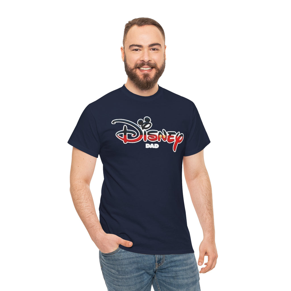 Disney Dad T‑Shirt — Classic Logo Tee for Theme Park Dads