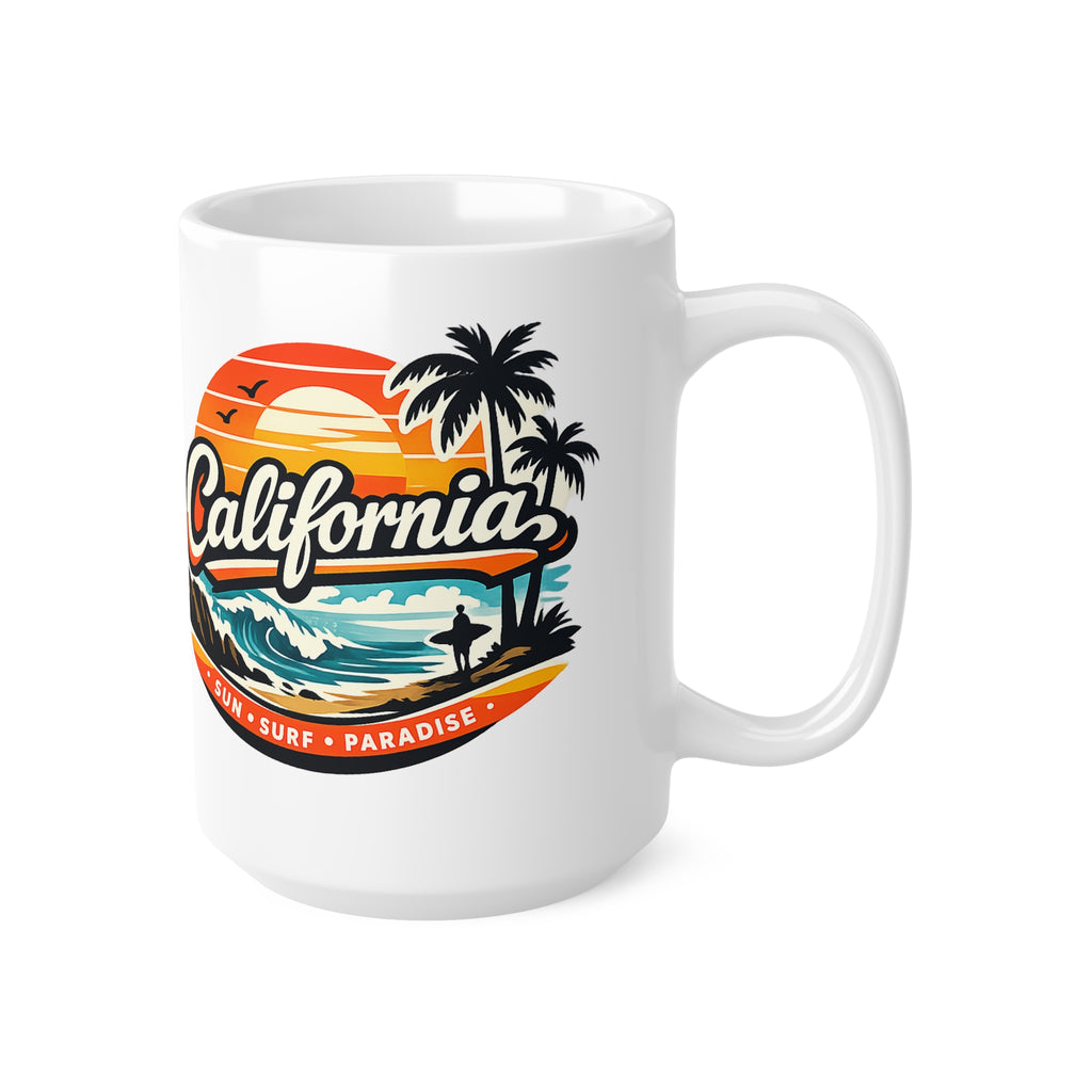 California Sun & Surf Ceramic Coffee Mug — 11oz/15oz
