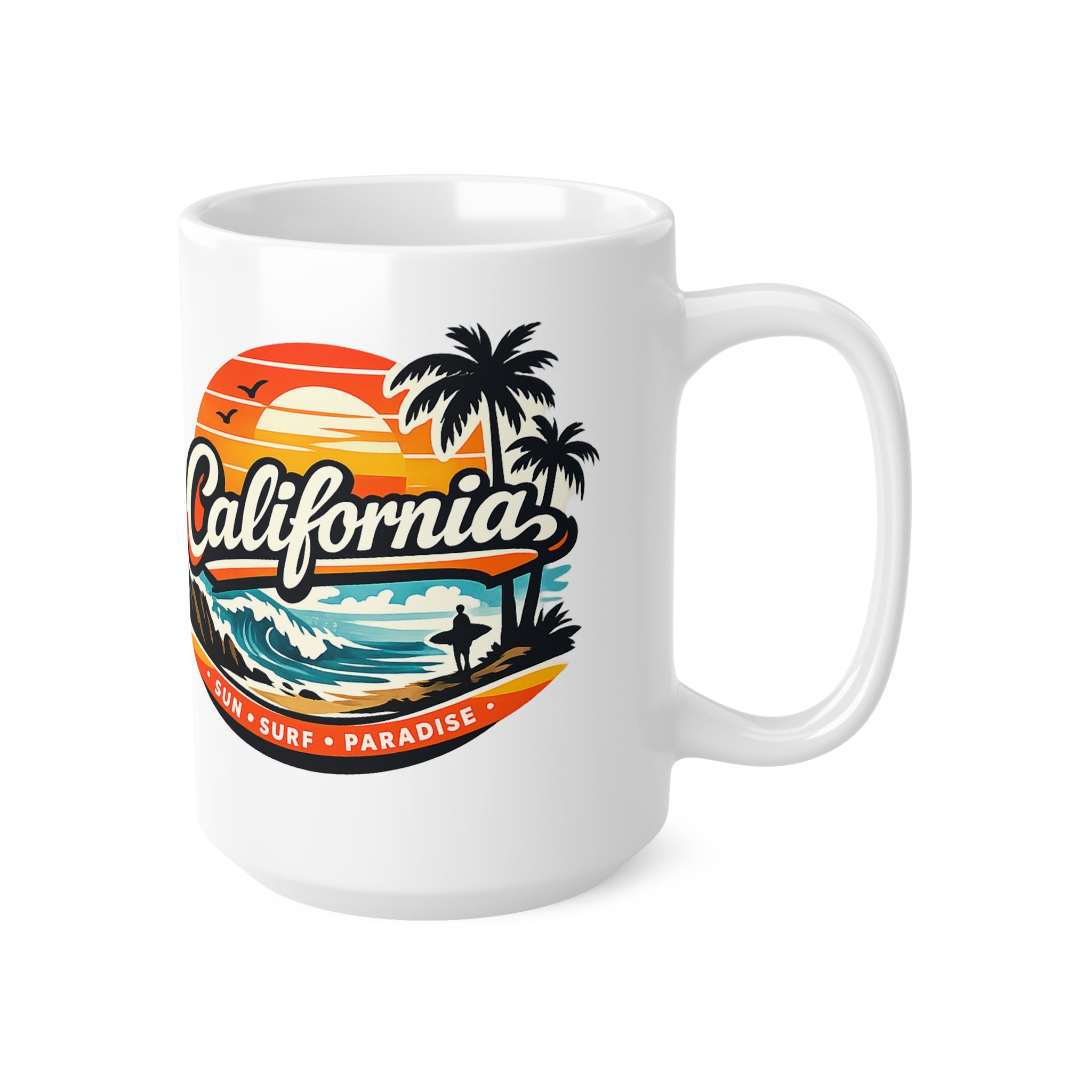 California Sun & Surf Ceramic Coffee Mug — 11oz/15oz