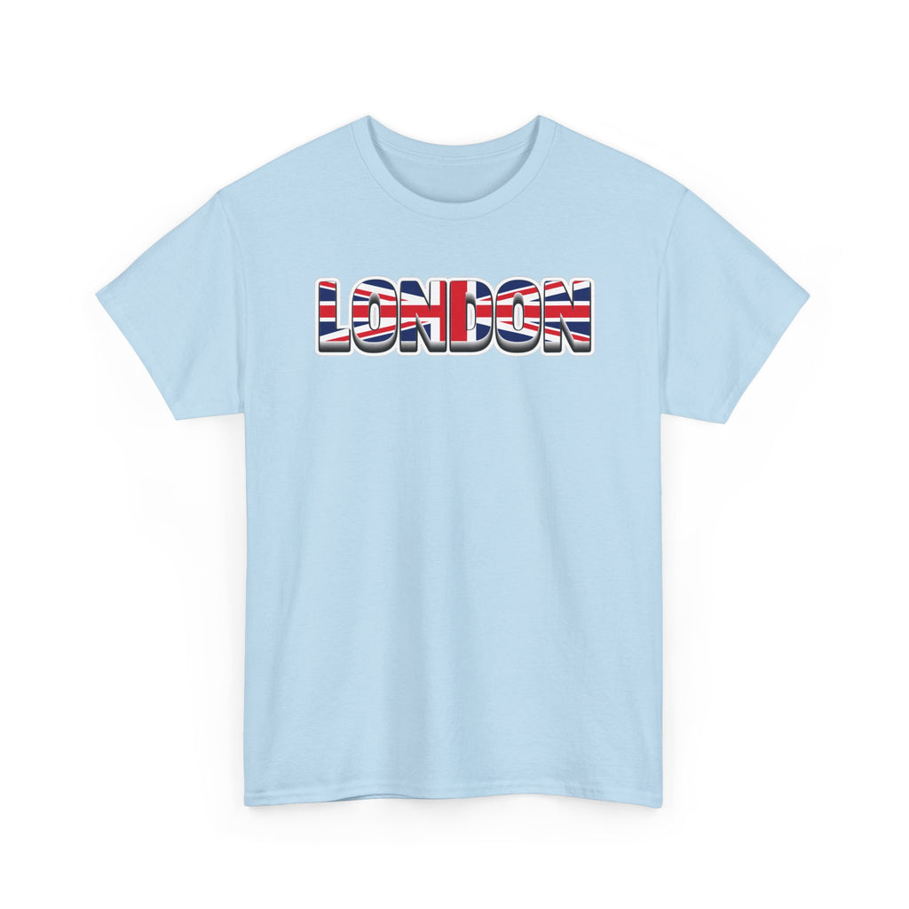 London Union Jack Graphic Tee — Bold UK Travel T-Shirt