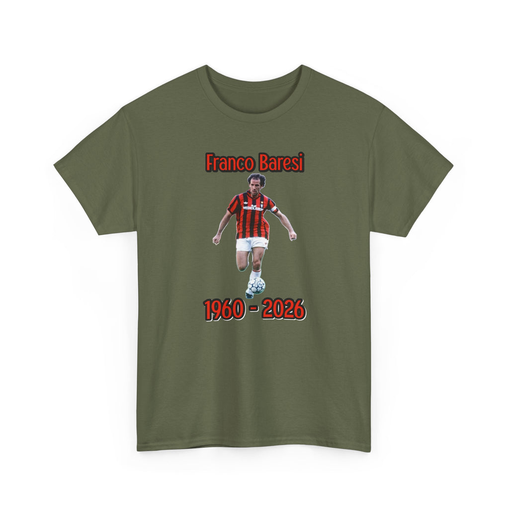 Franco Baresi 1960–2023 Memorial Soccer Tribute Tee