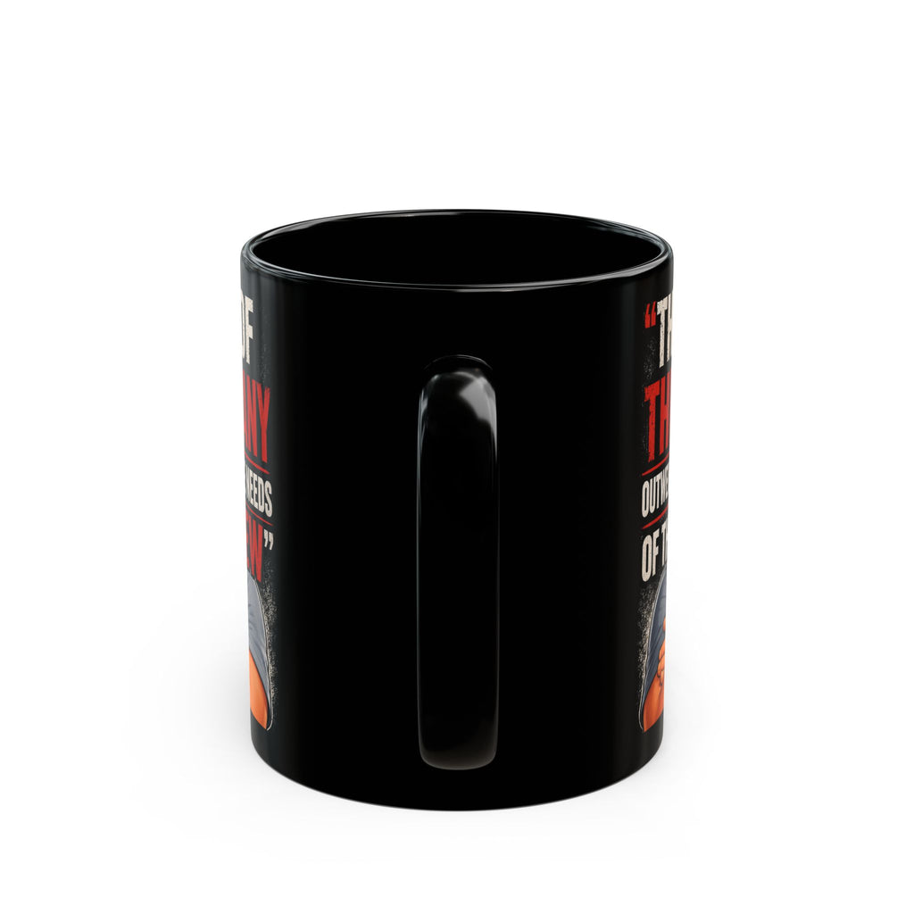 Mug - "The Needs of the Many Outweigh the Needs of the Few" Graphic Black Coffee Mug
