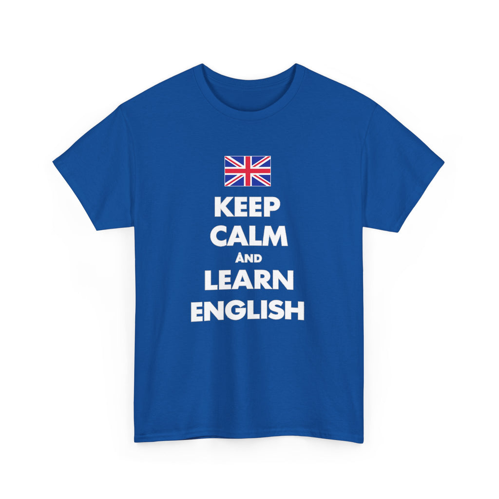 Keep Calm and Learn English T‑Shirt
