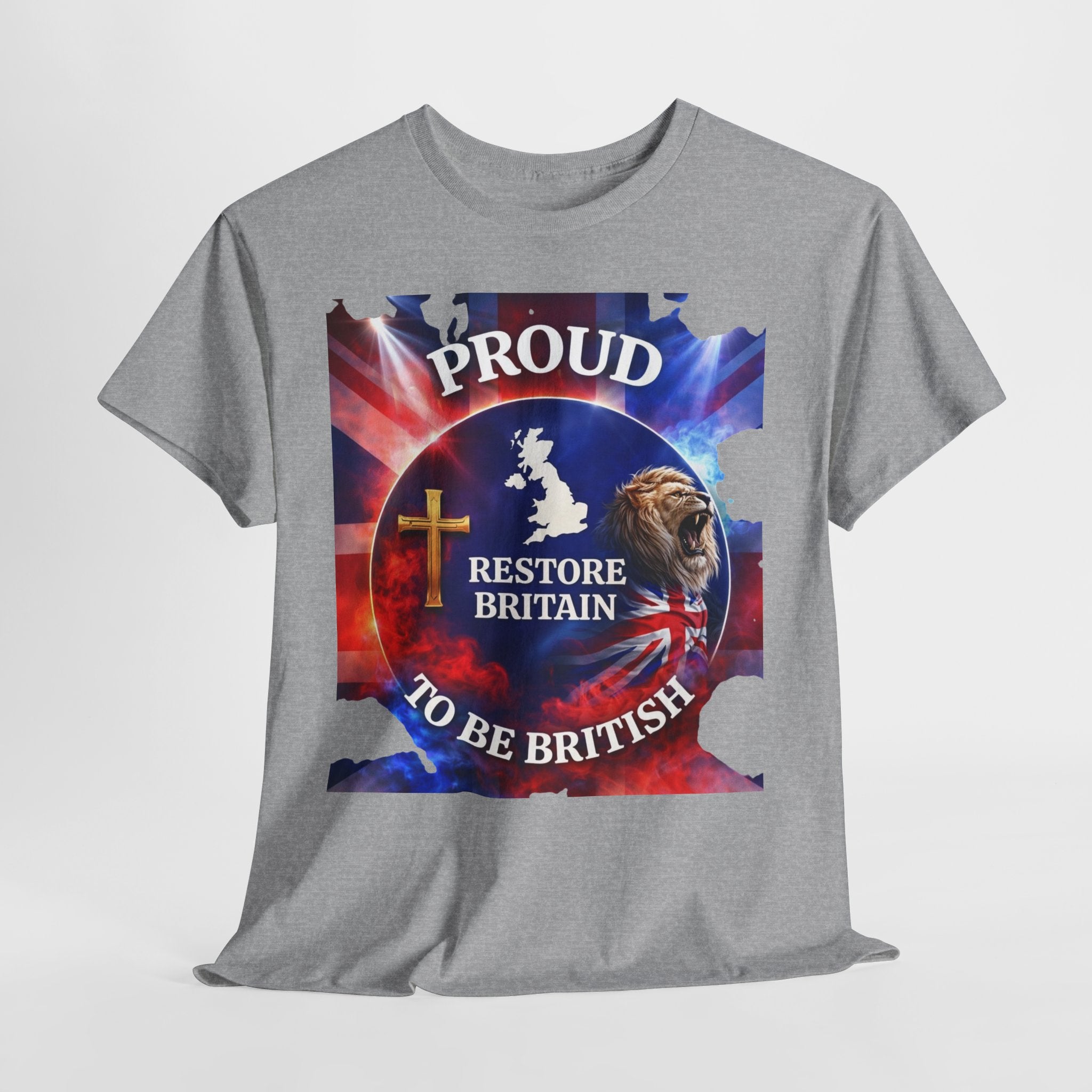 Proud to Be British Restore Britain Cotton T‑Shirt