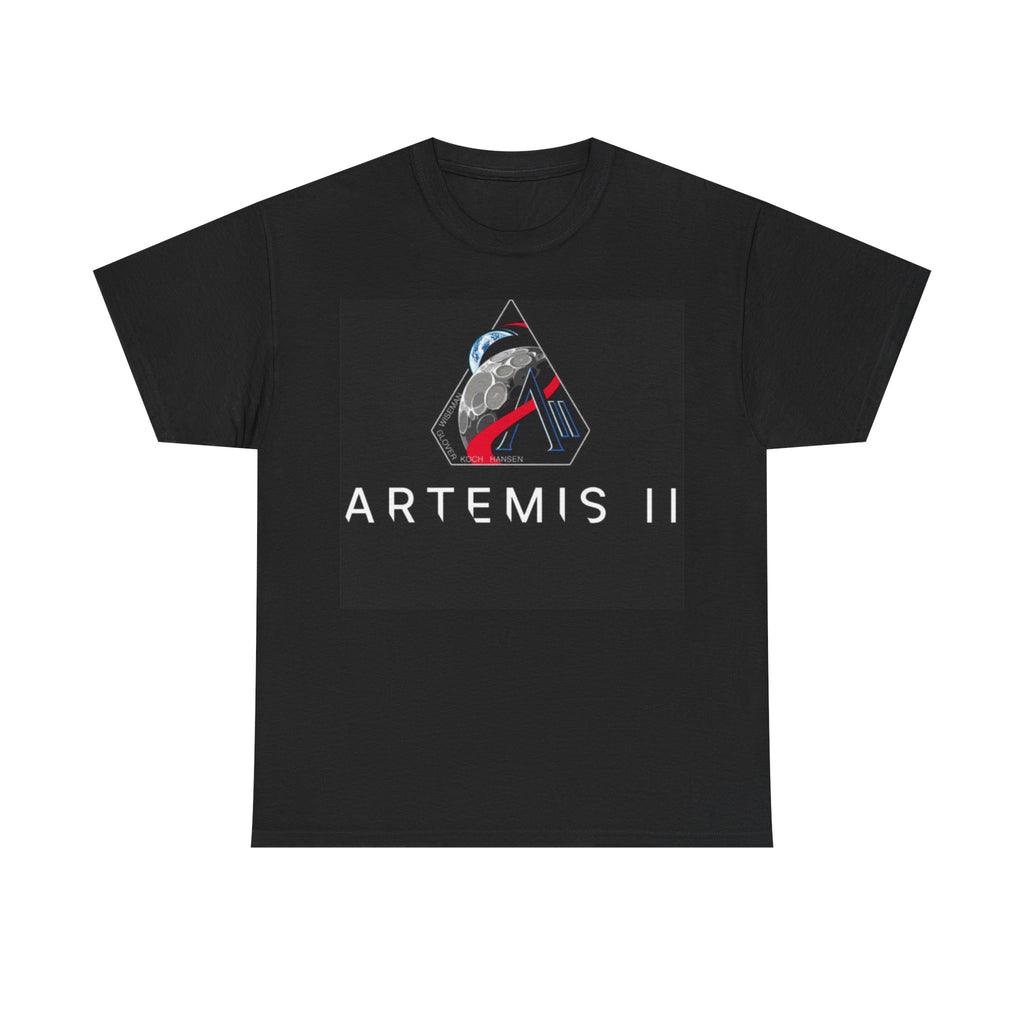 Artemis II Mission T-Shirt — Space Helmet Graphic Tee