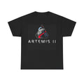 Artemis II Mission T-Shirt — Space Helmet Graphic Tee