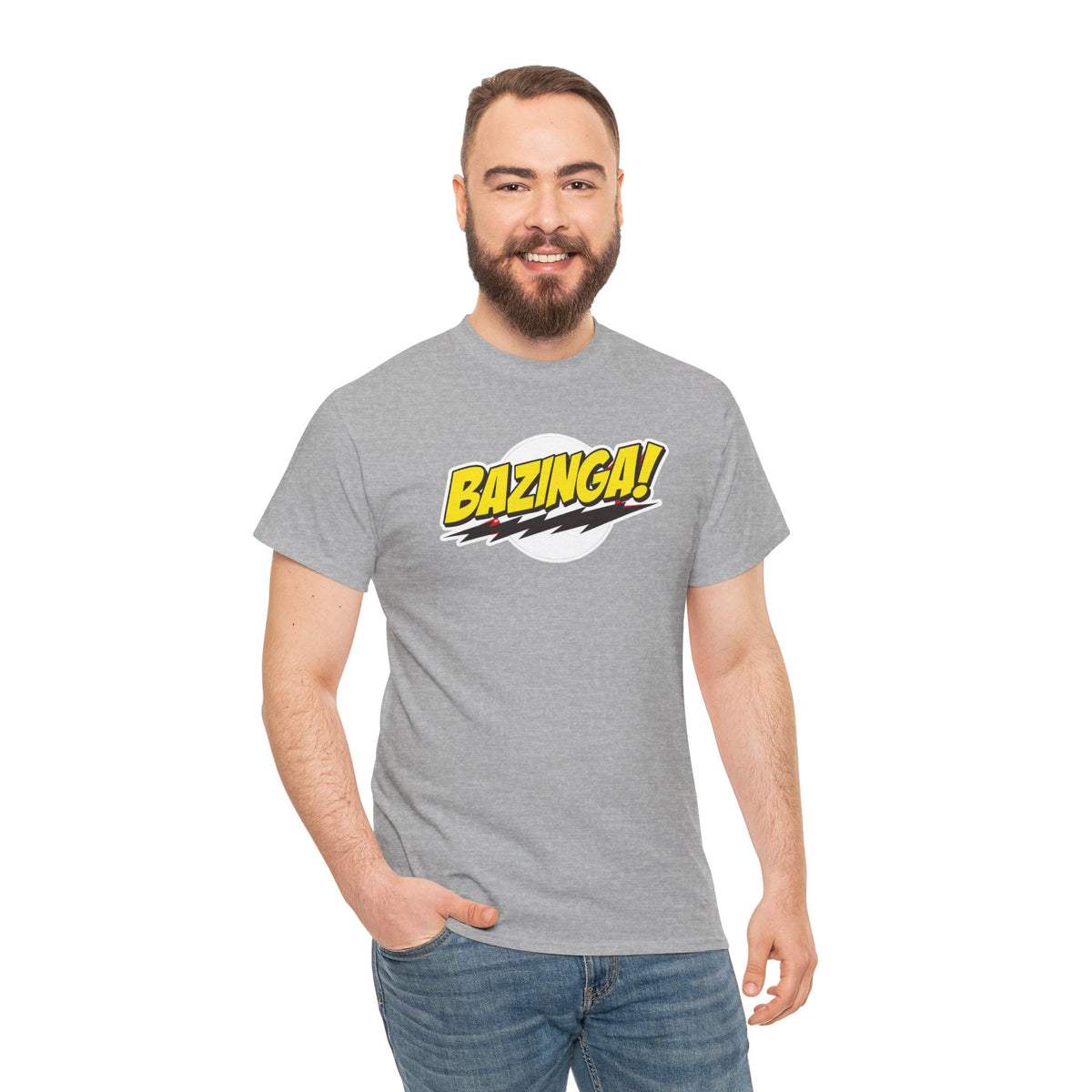 Bazinga! Graphic Cotton T-Shirt