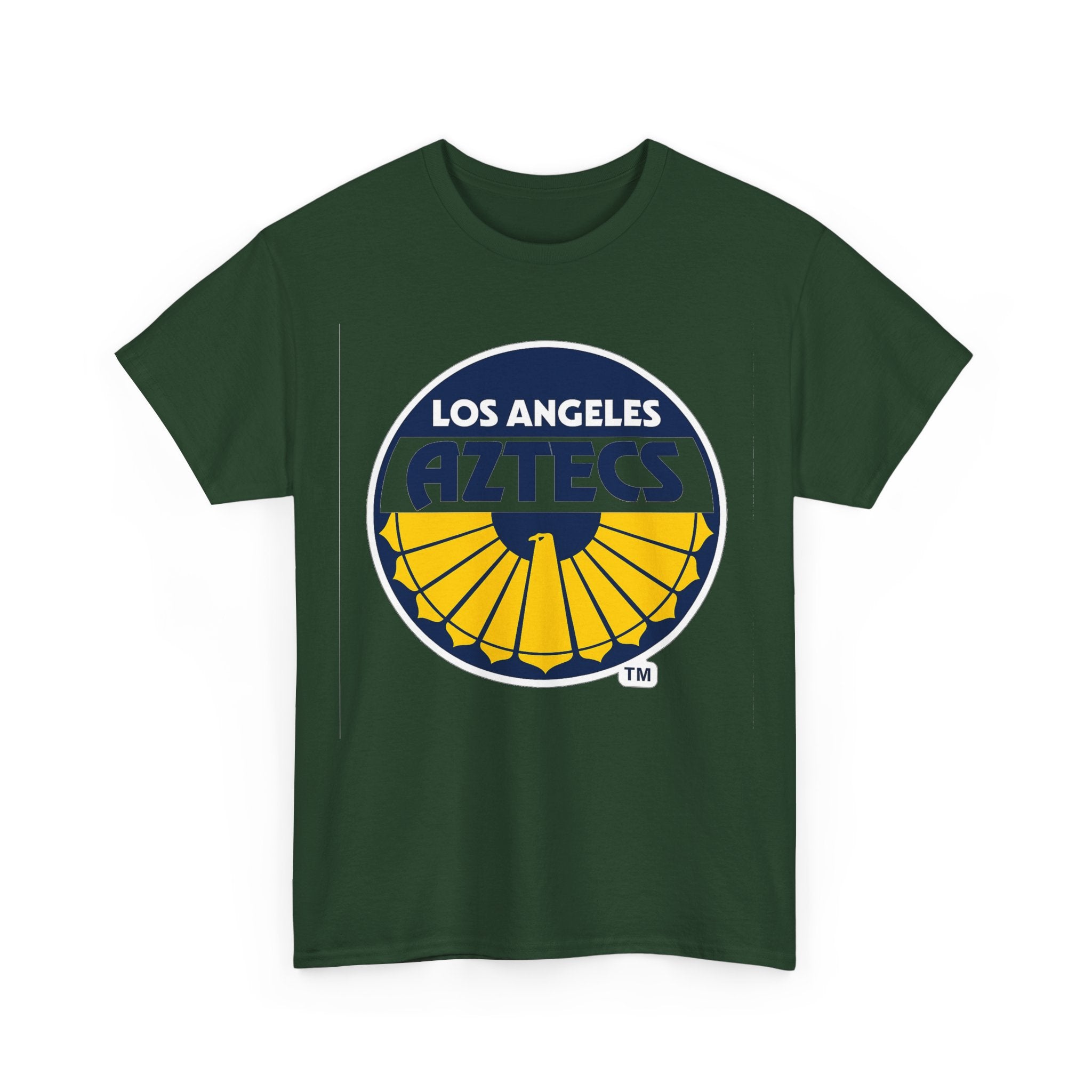 Los Angeles Aztecs Vintage Logo Cotton T-Shirt