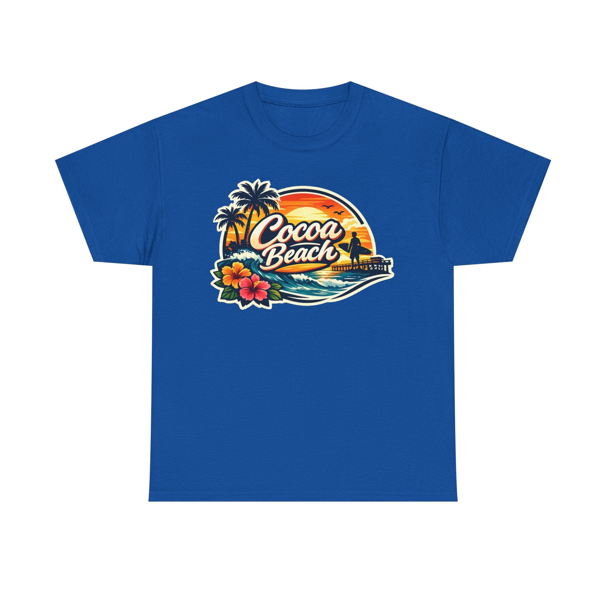 Cocoa Beach Vintage Sunset T-Shirt