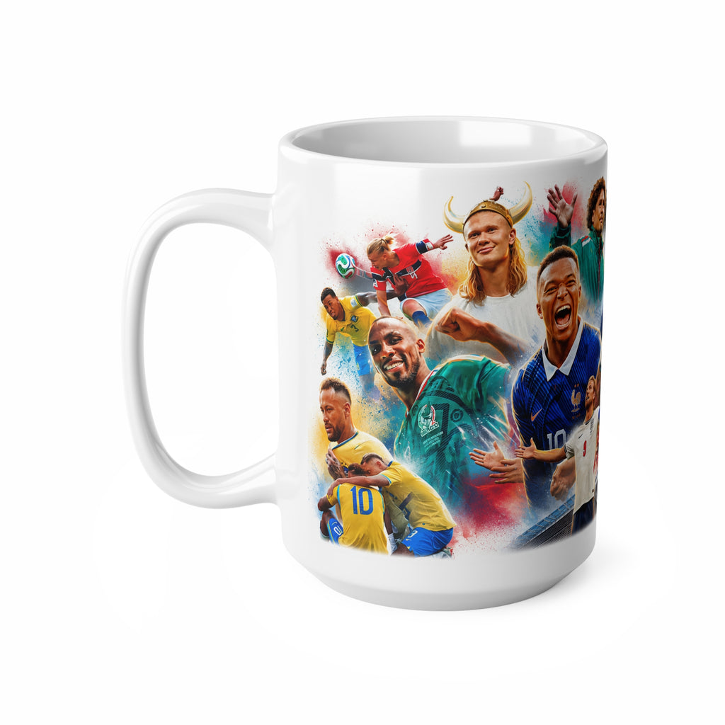 World Cup 2026 Legends Collage Mug — Ceramic 11oz & 15oz