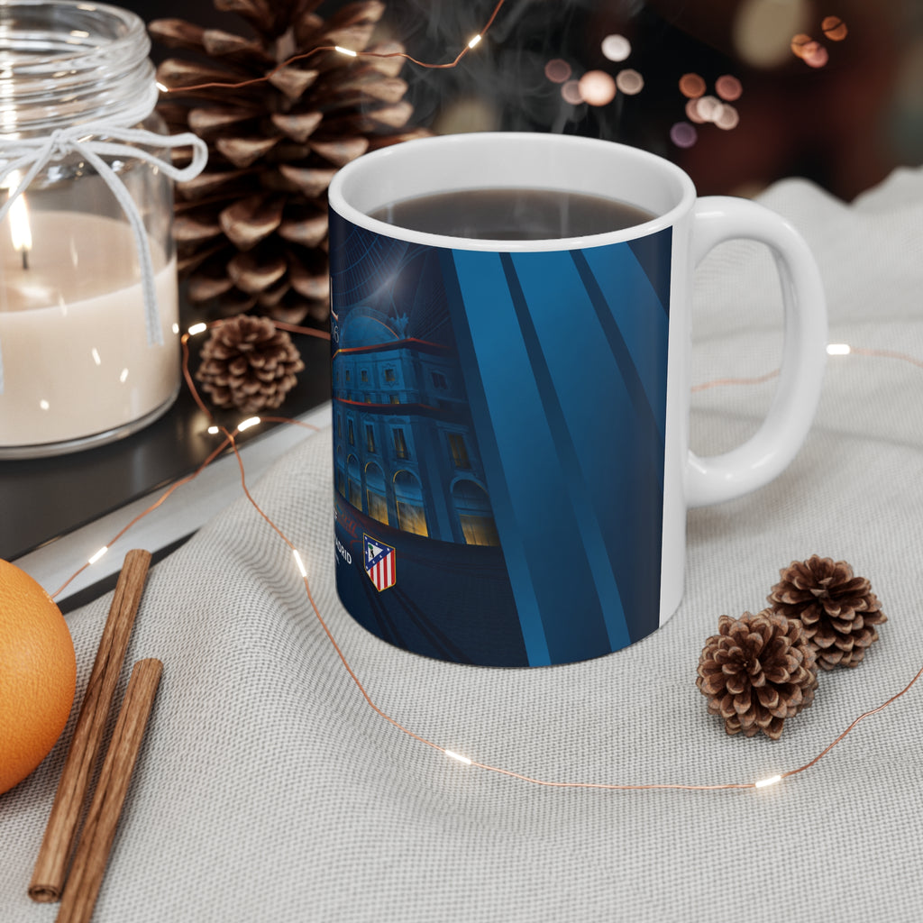 2016 UEFA Champions League Final Programme Cover Inspired Ceramic Coffee Mug — 11oz/15oz