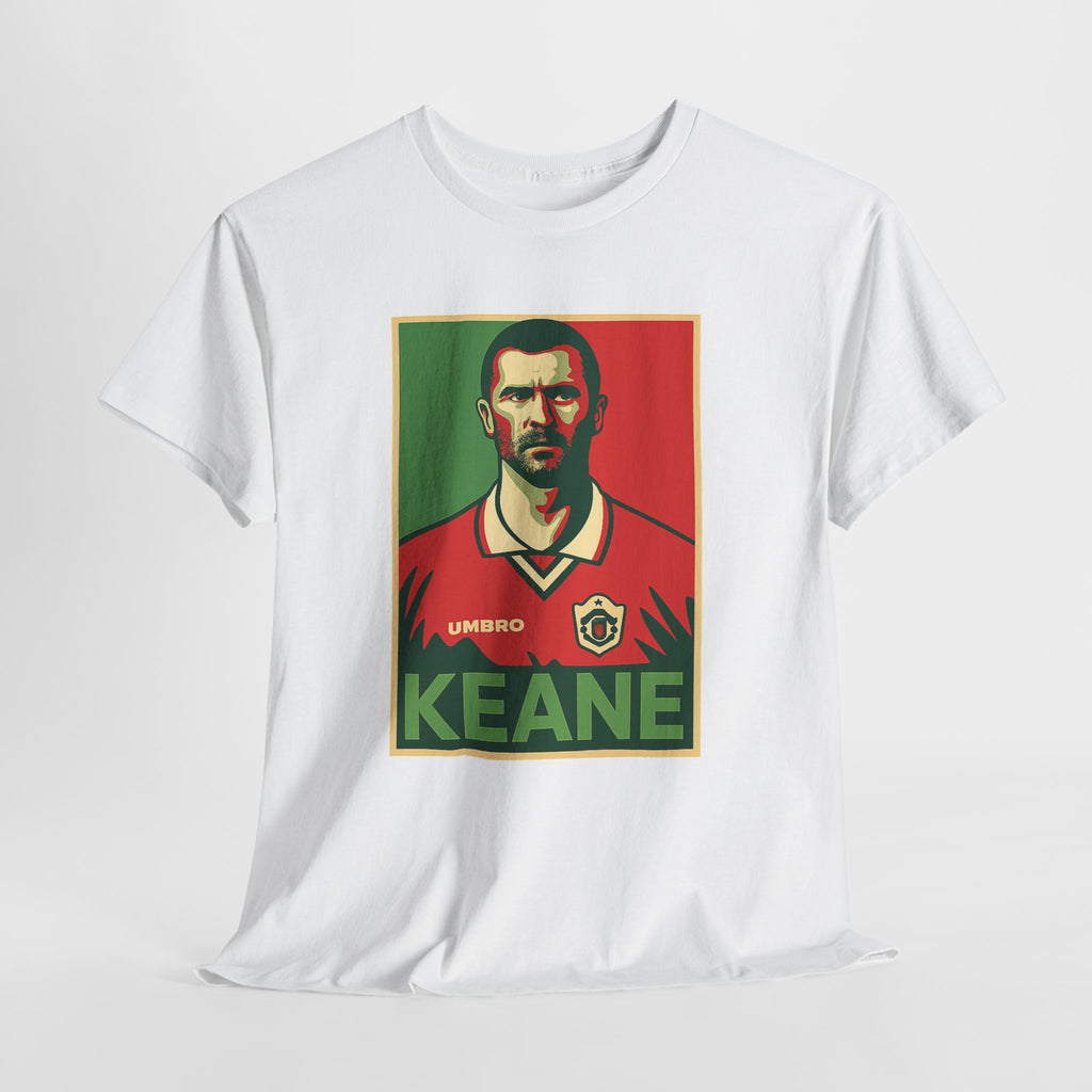 Keane Football Poster Tee — Retro Soccer Jersey Graphic T-Shirt