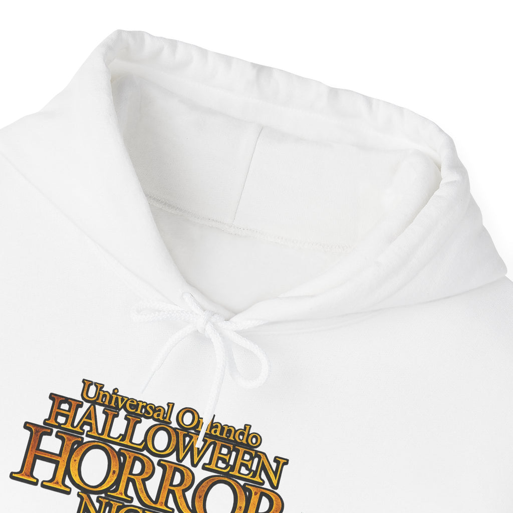 Hoodie — 'Halloween Horror Nights 35' Retro Theme Park Logo Pullover