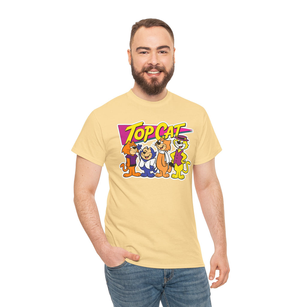 Top Cat Retro Cartoon Cotton T-Shirt / Tee