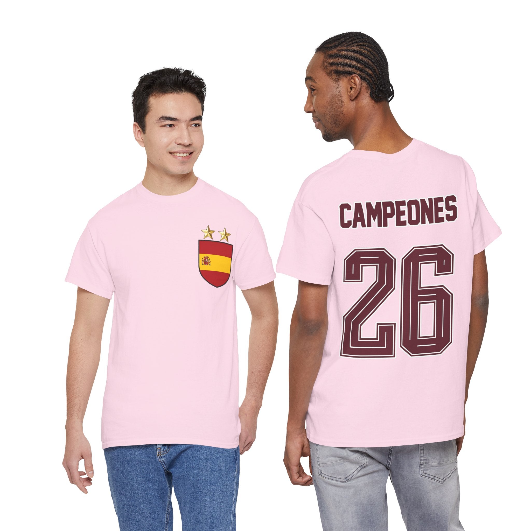 Spain World Champions 'Campeones 26' Cotton T‑Shirt