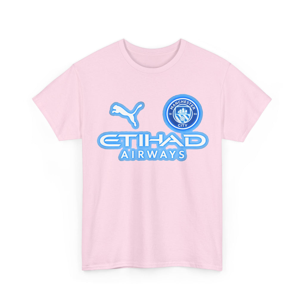 Manchester City Inspired Etihad Airways Logo Tee