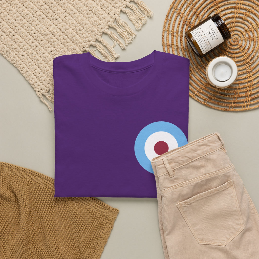 Manchester City Inspired Target Roundel Cotton T-Shirt