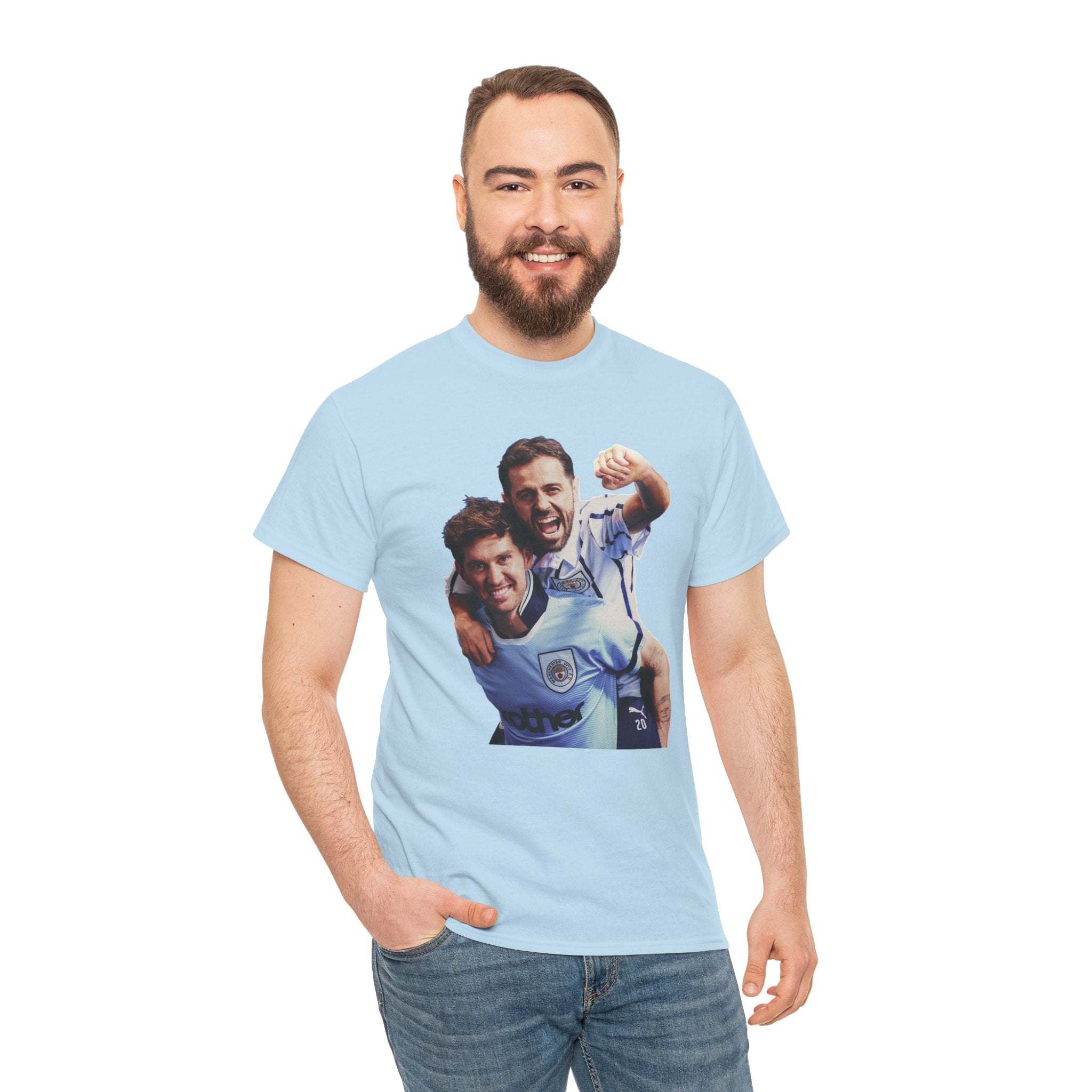 Bernardo Silva & John Stones Manchester City Legends T-Shirt