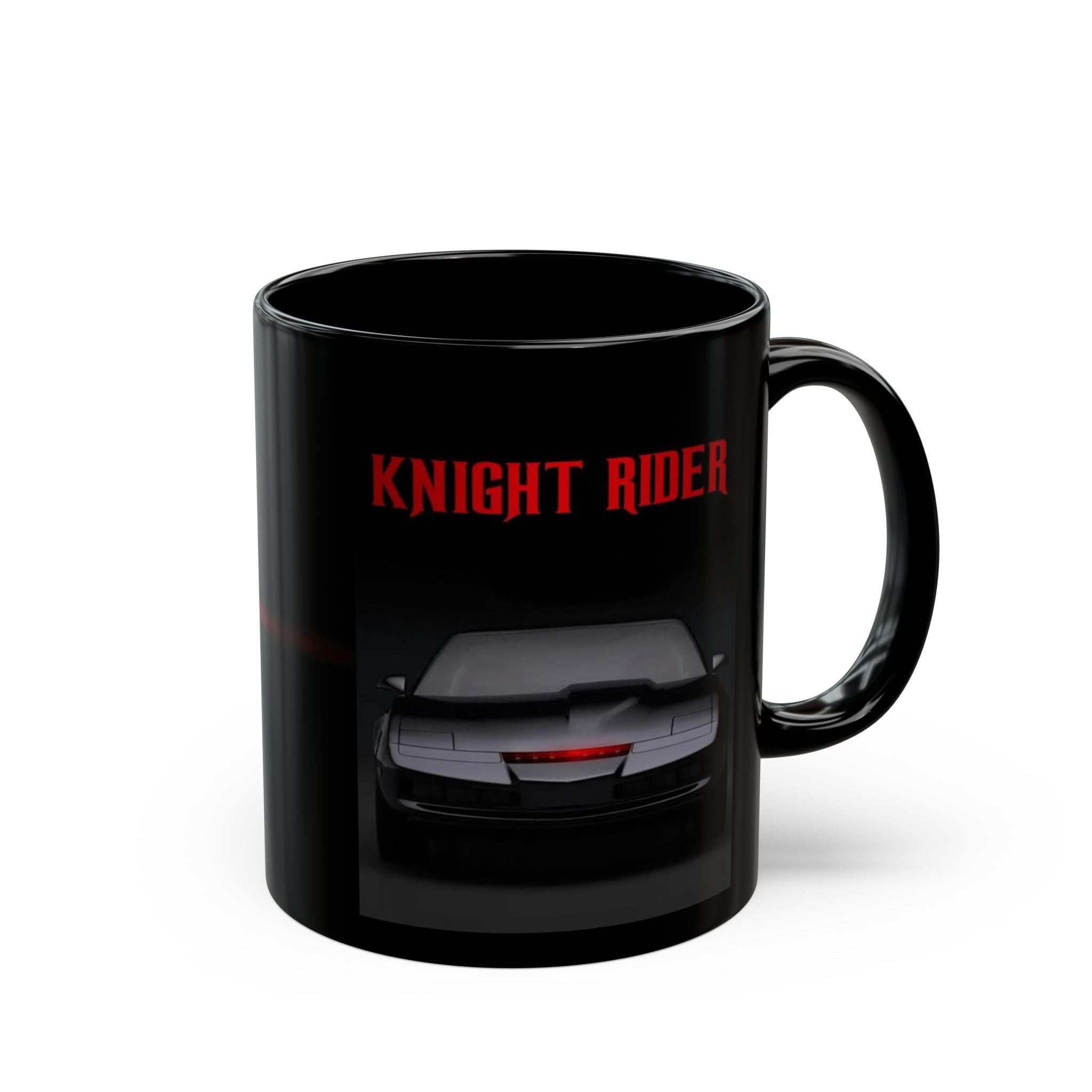 Knight Rider Mug — Retro KITT Car Coffee Cup (11oz & 15oz)