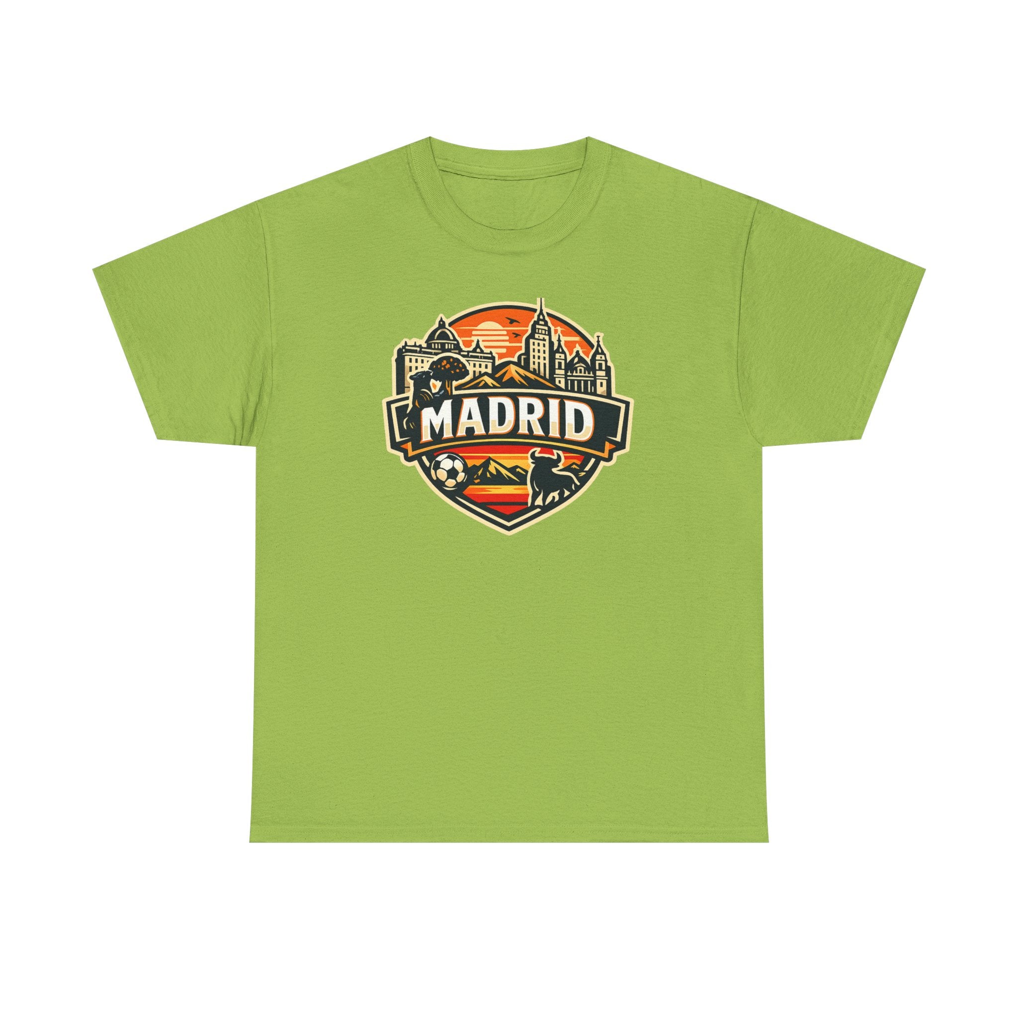 Madrid Skyline Soccer Crest T-Shirt