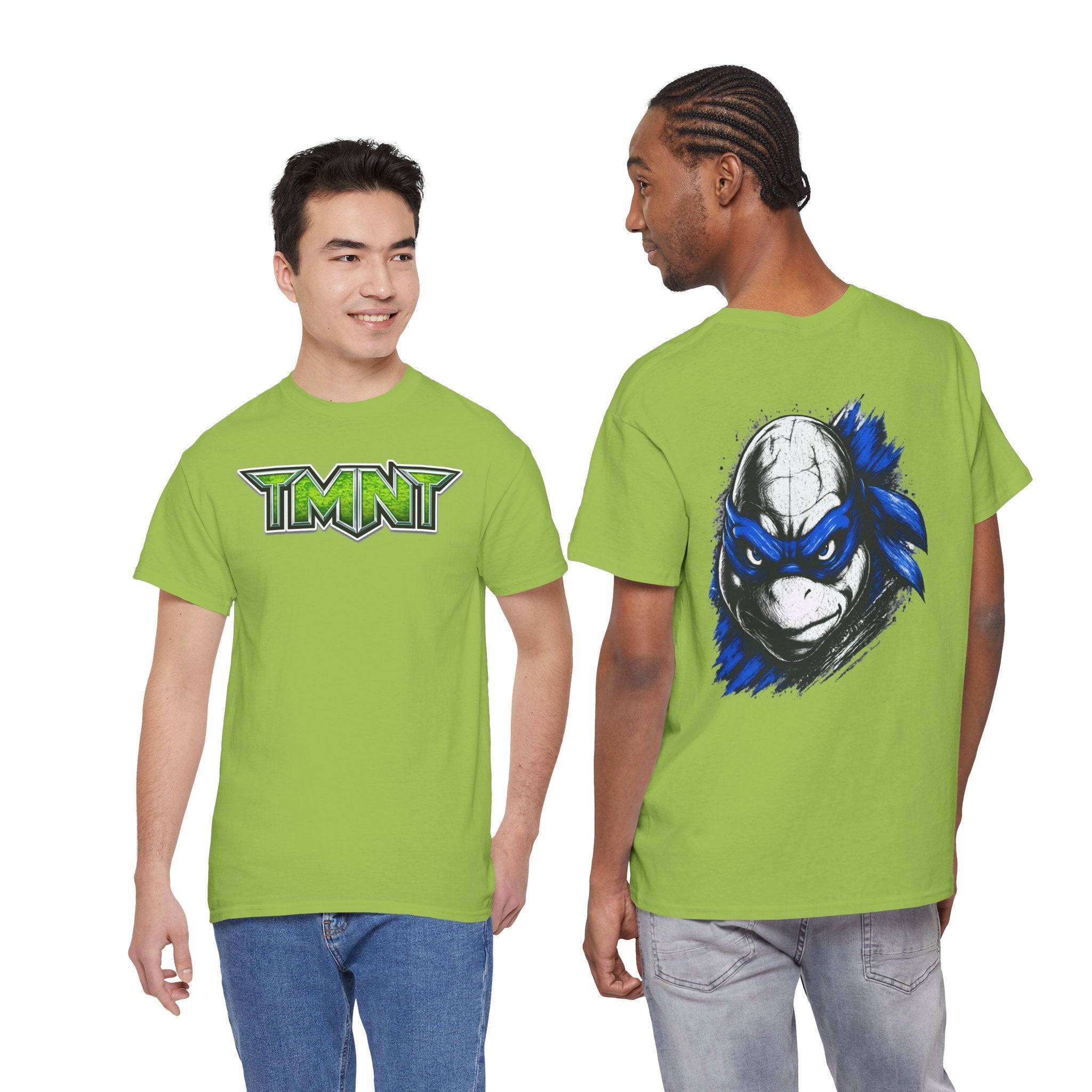 TMNT Leonardo Graphic Tee — Blue Mask Turtle T-Shirt