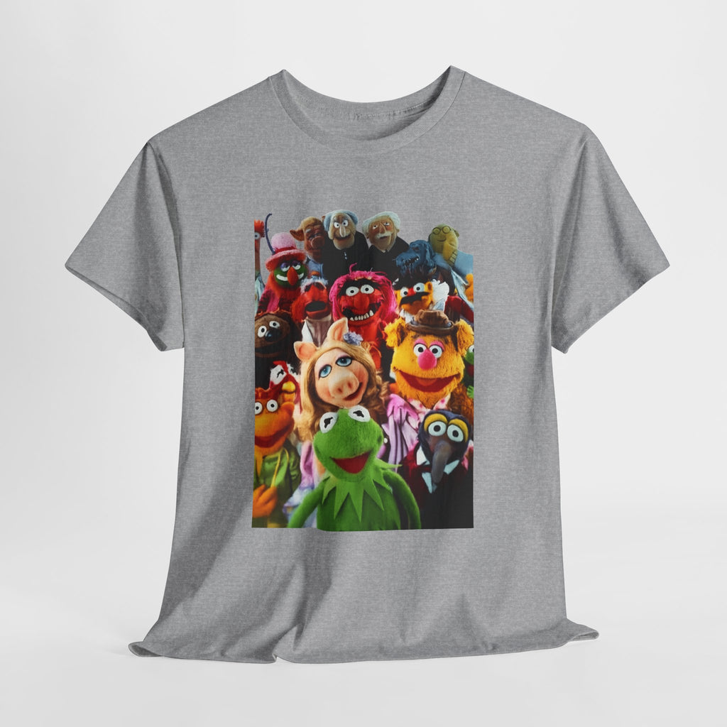 Muppets Puppet Ensemble Graphic Tee — Fun Family Cartoon Shirt
