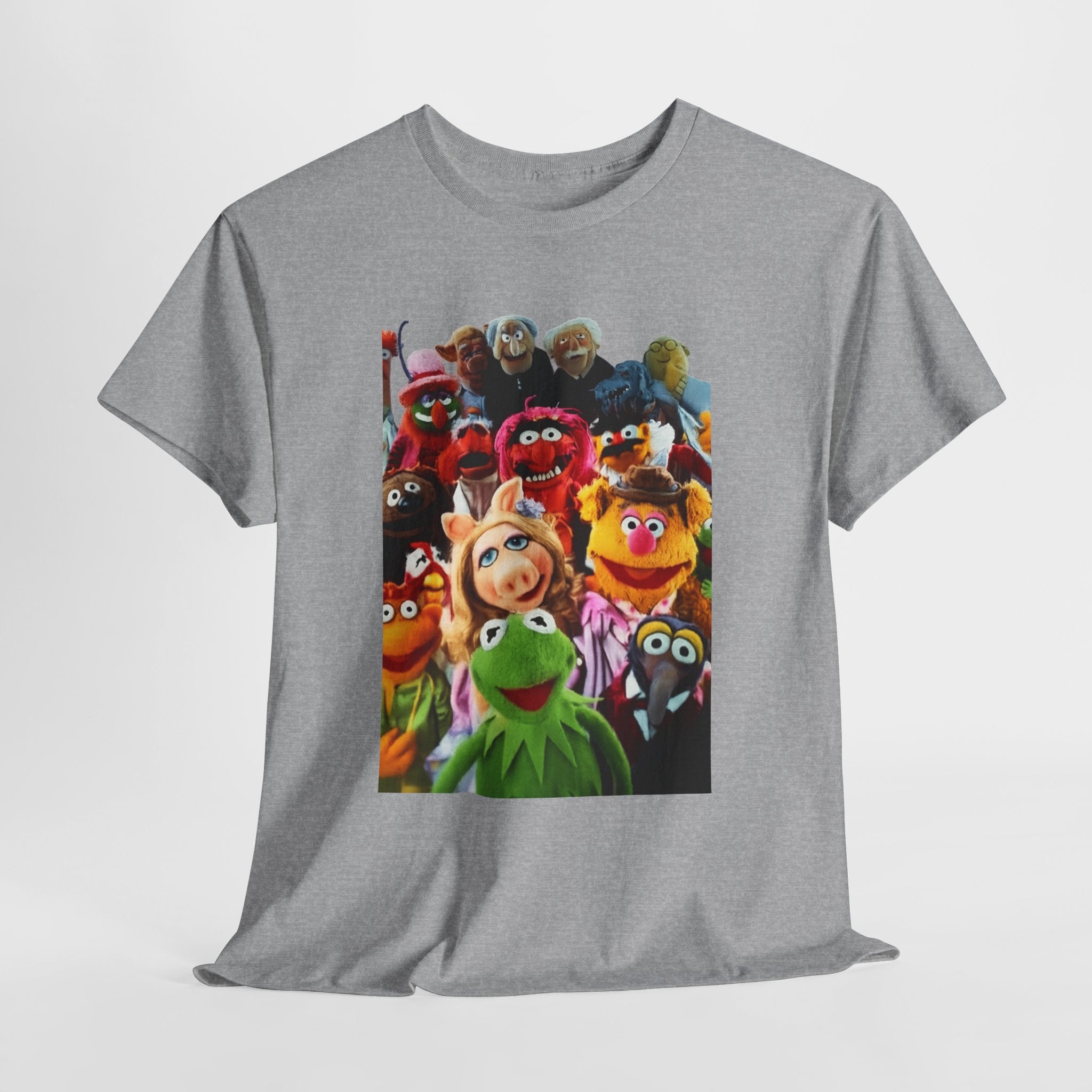 Muppets Puppet Ensemble Graphic Tee — Fun Family Cartoon Shirt