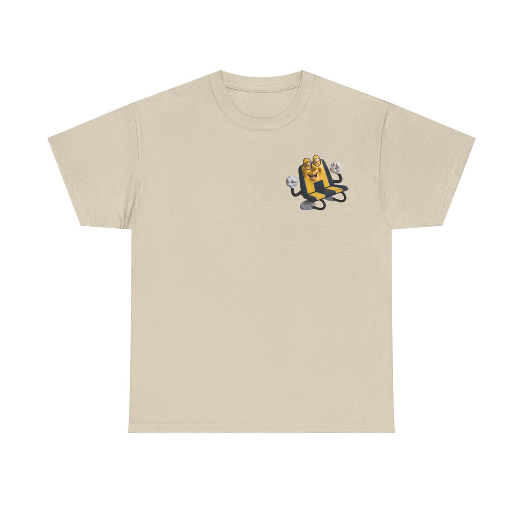 Manchester City T‑Shirt — "Empty Seats On Tour" Cartoon Seat Graphic Tee