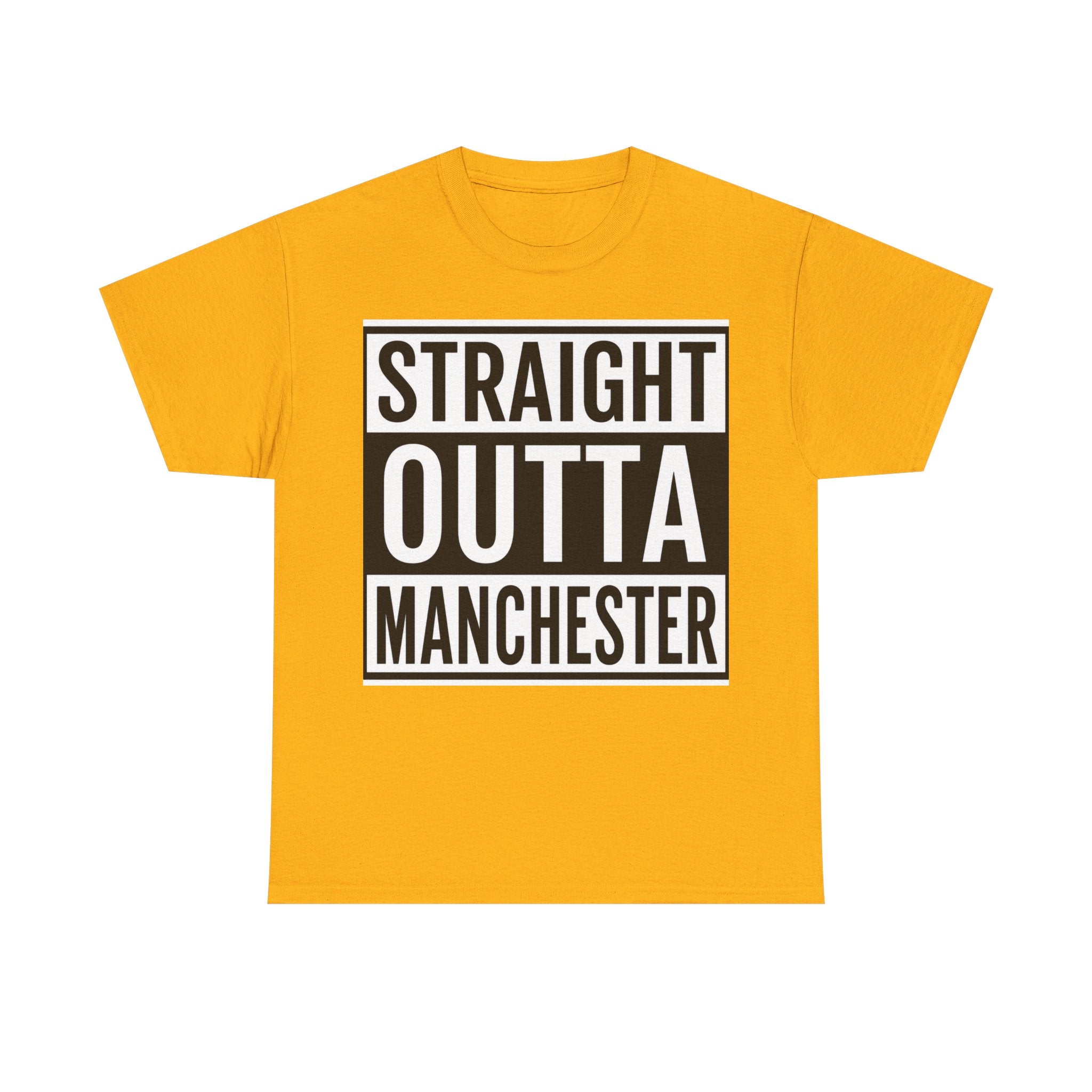 Straight Outta Manchester T-Shirt — Bold City Pride Tee