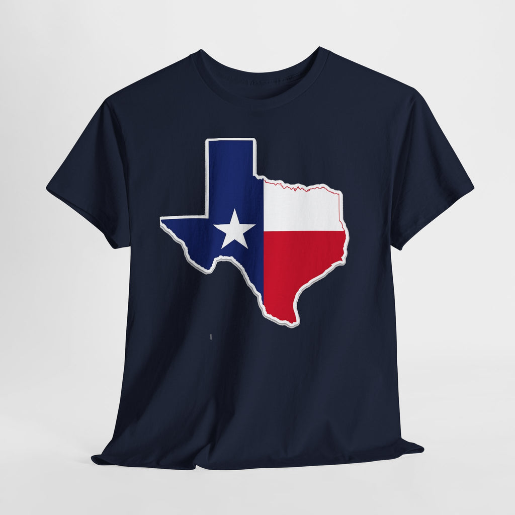 Texas Flag Outline T-Shirt — Lone Star State Pride Tee