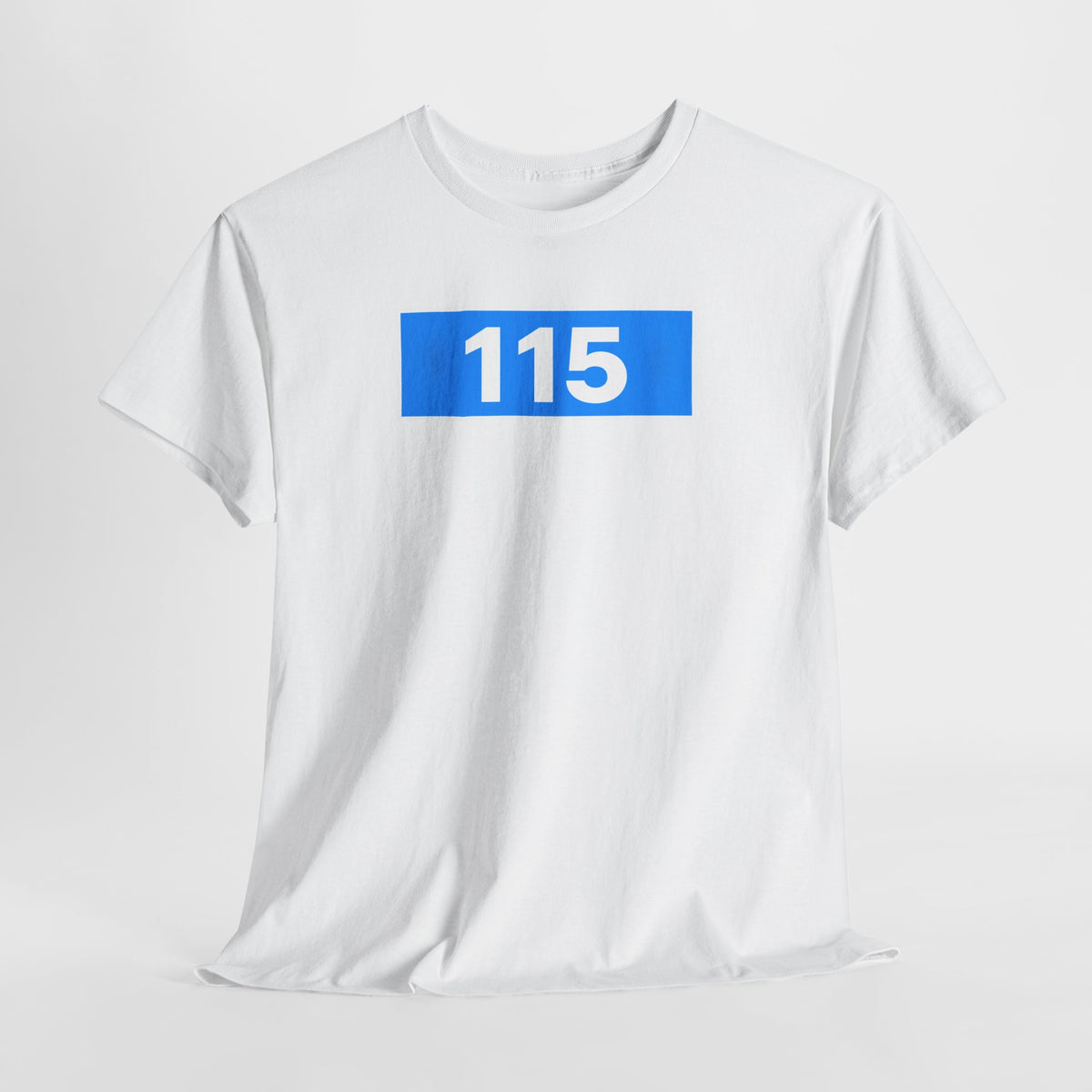 Manchester City 115 Inspired Minimalist Graphic Cotton T-Shirt