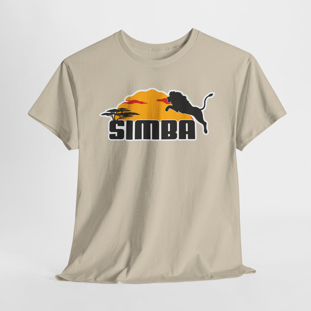 Simba Sunset Graphic Tee — Lion Silhouette Safari T-Shirt