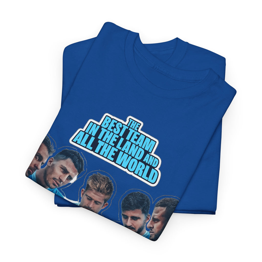 Manchester City — "Best Team in the Land and All the World" Cotton T-Shirt