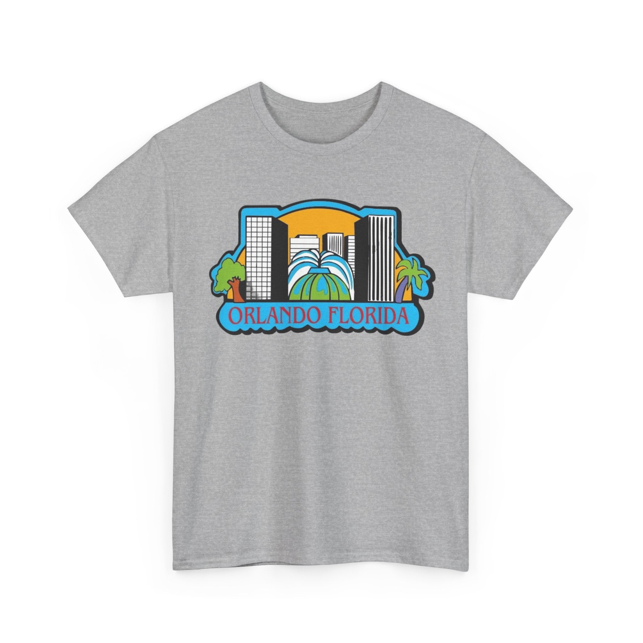 Orlando Florida Retro Skyline T-Shirt
