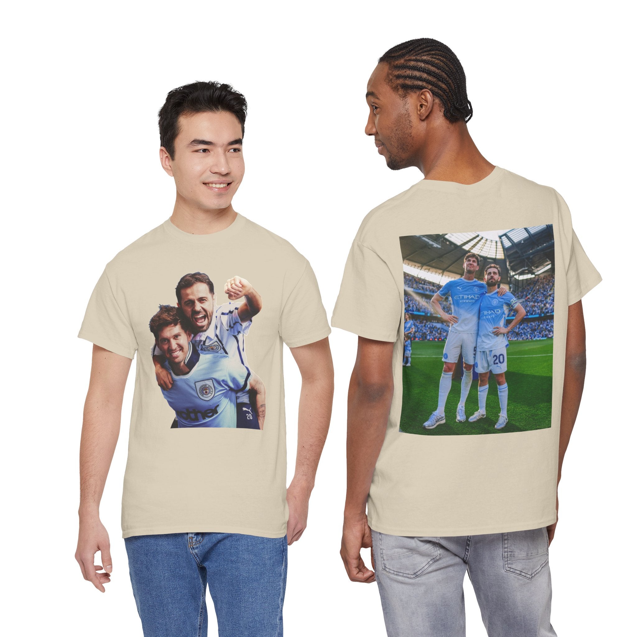 Bernardo Silva & John Stones Manchester City Legends T-Shirt